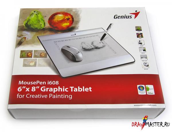 Обзор графического планшета Genius Mousepen i608