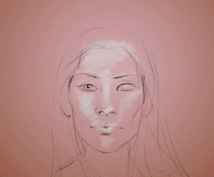 Как нарисовать реалистичный портрет в жанре иллюстрации без референсов или рисуем Нахагумори