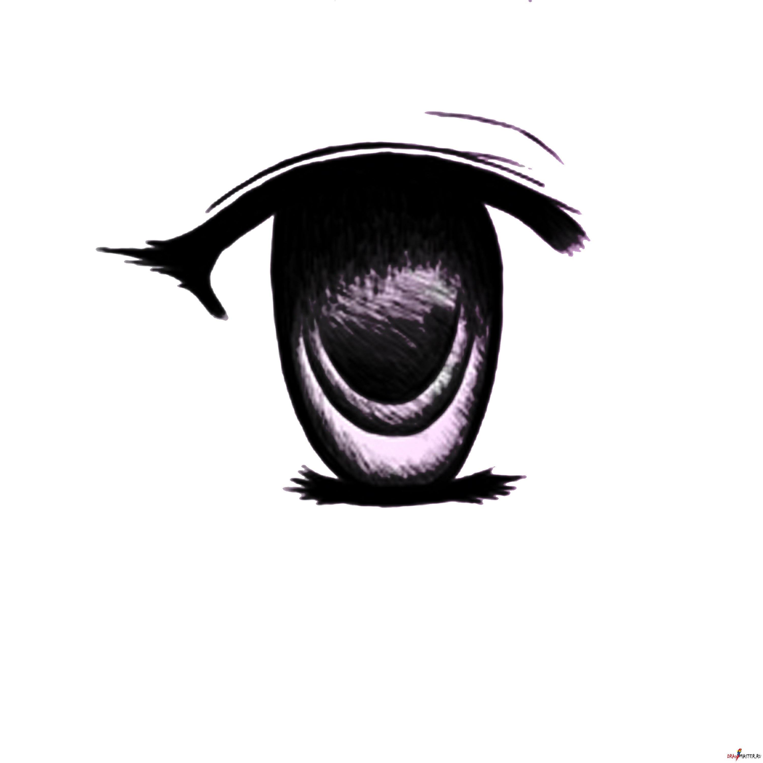 Прорисовка аниме-глаз