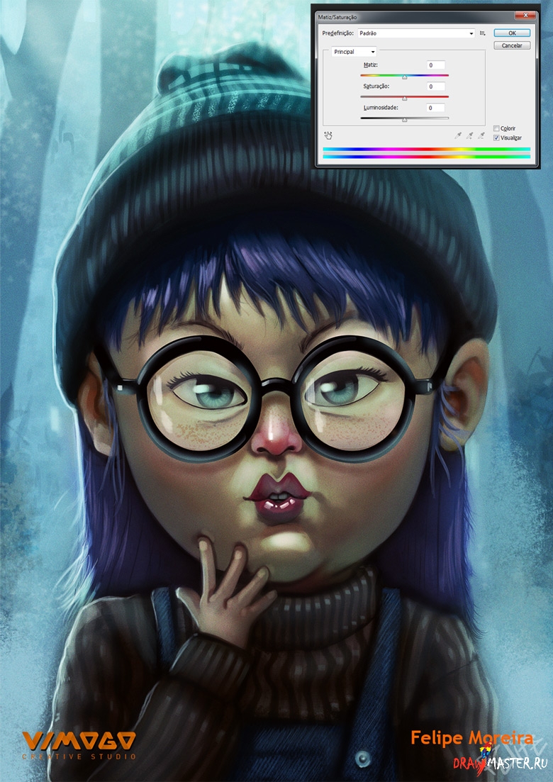 Как нарисовать персонажа манги Арале (Arale)